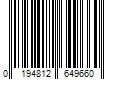 Barcode Image for UPC code 0194812649660