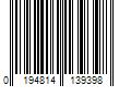 Barcode Image for UPC code 0194814139398