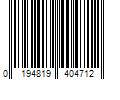 Barcode Image for UPC code 0194819404712