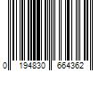 Barcode Image for UPC code 0194830664362