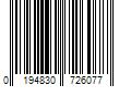 Barcode Image for UPC code 0194830726077