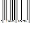 Barcode Image for UPC code 0194830874778