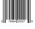 Barcode Image for UPC code 019484000079