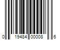 Barcode Image for UPC code 019484000086