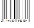 Barcode Image for UPC code 0194850583360