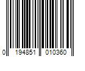 Barcode Image for UPC code 0194851010360