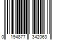 Barcode Image for UPC code 0194877342063