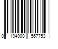 Barcode Image for UPC code 0194900567753