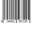 Barcode Image for UPC code 0194902567225