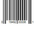 Barcode Image for UPC code 019492000061