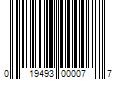 Barcode Image for UPC code 019493000077