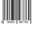 Barcode Image for UPC code 0194931567760