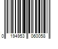 Barcode Image for UPC code 0194953060058