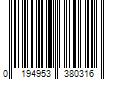 Barcode Image for UPC code 0194953380316