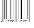 Barcode Image for UPC code 0194954114316