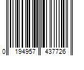 Barcode Image for UPC code 0194957437726