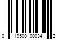 Barcode Image for UPC code 019500000342