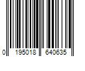 Barcode Image for UPC code 0195018640635