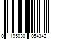 Barcode Image for UPC code 0195030054342