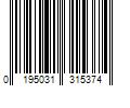 Barcode Image for UPC code 0195031315374