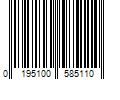 Barcode Image for UPC code 0195100585110