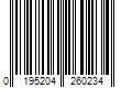 Barcode Image for UPC code 0195204260234