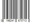 Barcode Image for UPC code 0195241670713