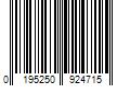 Barcode Image for UPC code 0195250924715