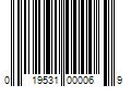 Barcode Image for UPC code 019531000069