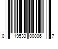 Barcode Image for UPC code 019533000067