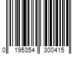 Barcode Image for UPC code 0195354300415