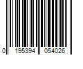 Barcode Image for UPC code 0195394054026