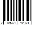 Barcode Image for UPC code 0195394404104