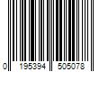 Barcode Image for UPC code 0195394505078