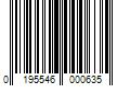 Barcode Image for UPC code 0195546000635