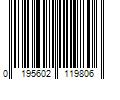 Barcode Image for UPC code 0195602119806