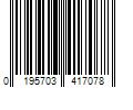 Barcode Image for UPC code 0195703417078