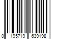 Barcode Image for UPC code 0195719639198