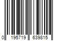 Barcode Image for UPC code 0195719639815