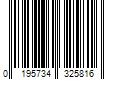 Barcode Image for UPC code 0195734325816