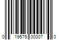 Barcode Image for UPC code 019575000070