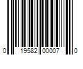 Barcode Image for UPC code 019582000070