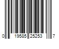 Barcode Image for UPC code 019585252537