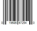 Barcode Image for UPC code 019585672540