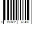 Barcode Image for UPC code 0195862360406