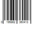 Barcode Image for UPC code 0195862360413