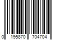 Barcode Image for UPC code 0195870704704