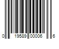 Barcode Image for UPC code 019589000066