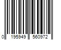 Barcode Image for UPC code 0195949560972