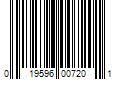 Barcode Image for UPC code 019596007201